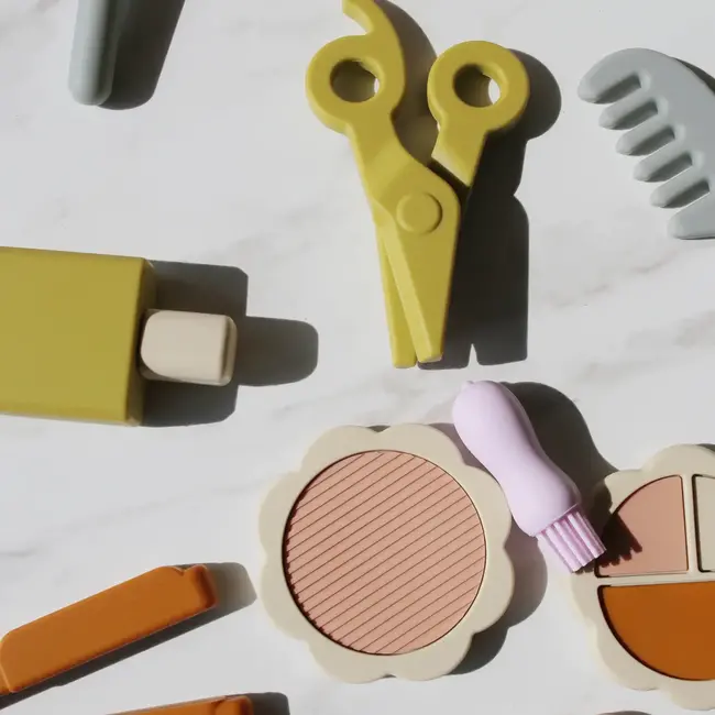 Silicone Hair & Makeup Playset