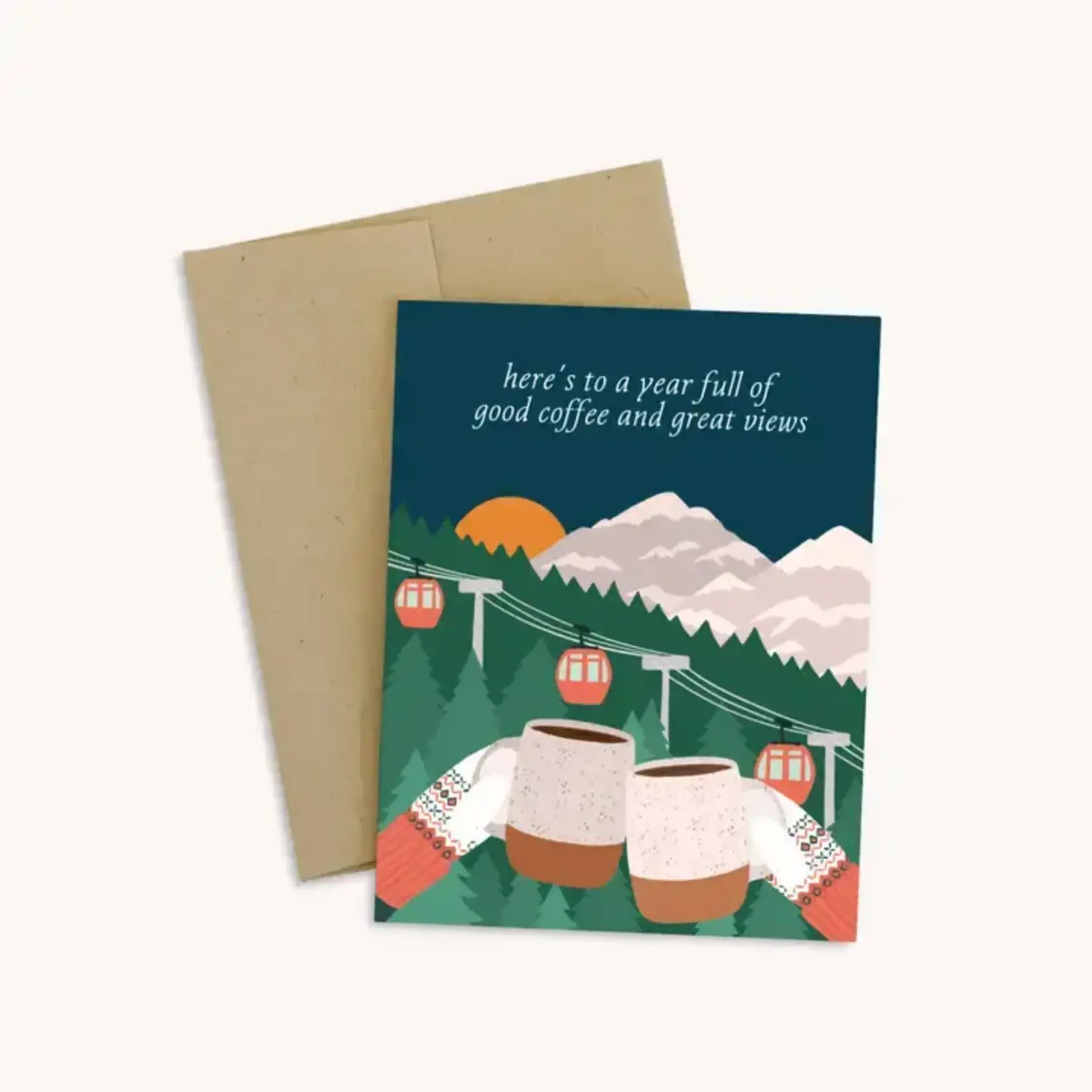 Mountain Views Birthday Card