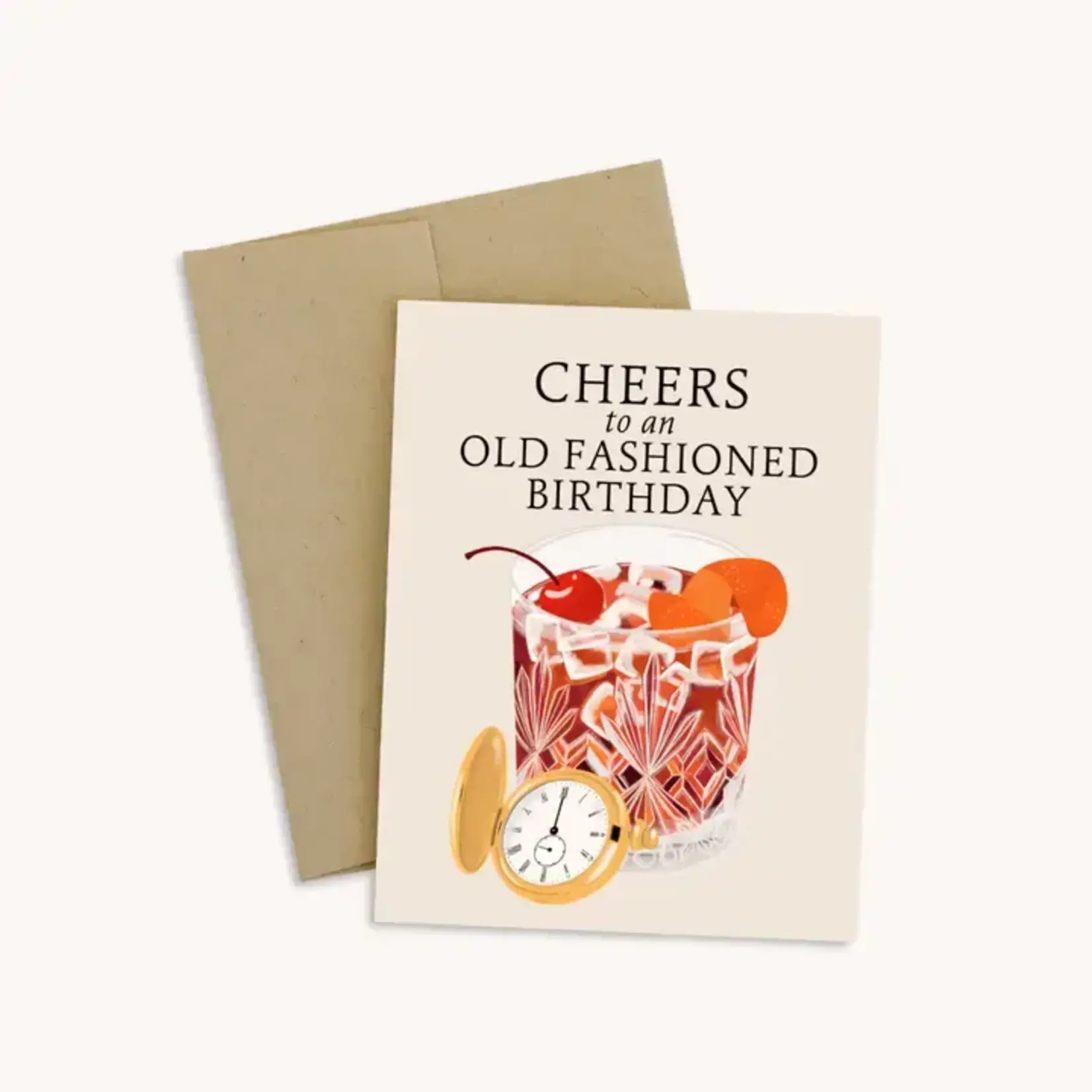 Old Fashioned Birthday Card
