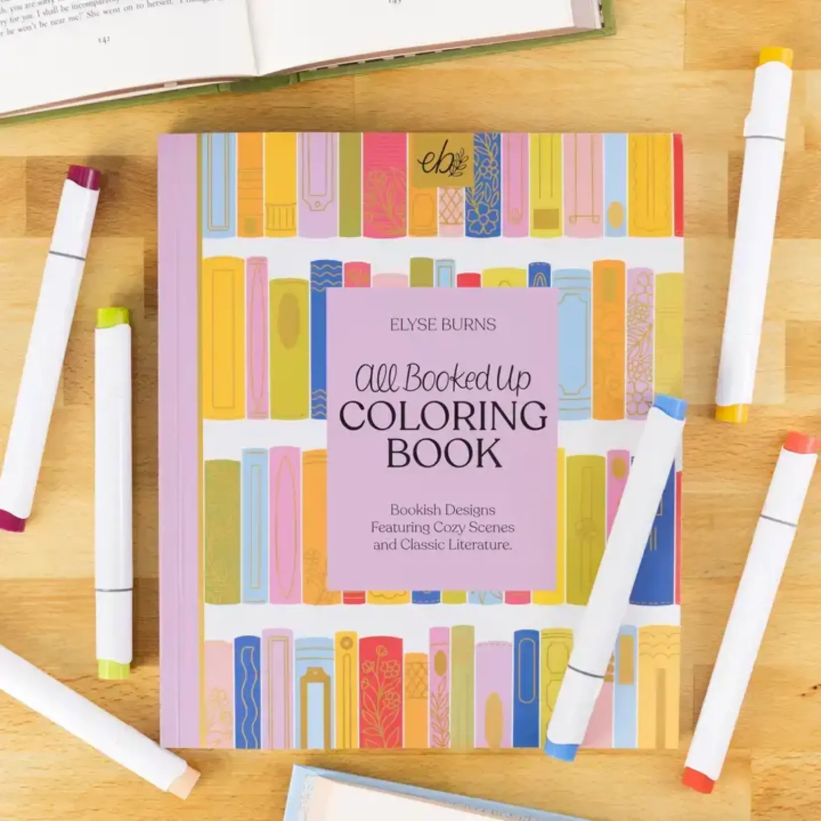 All Booked Up Coloring Book