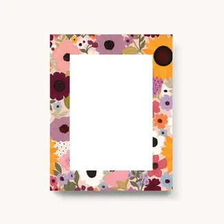 Elyse Breanne Design Rainbow Garden Blank Notepad