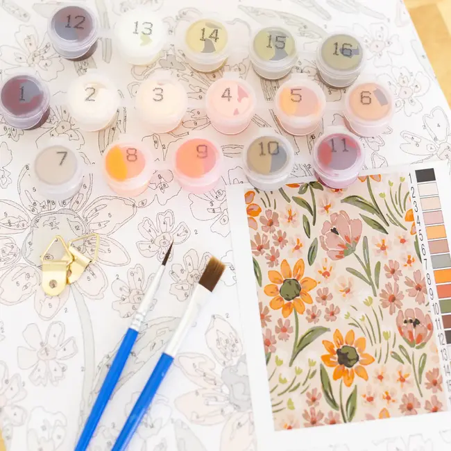 Elyse Breanne Design Paint by Number Kit - Sunny Poppies