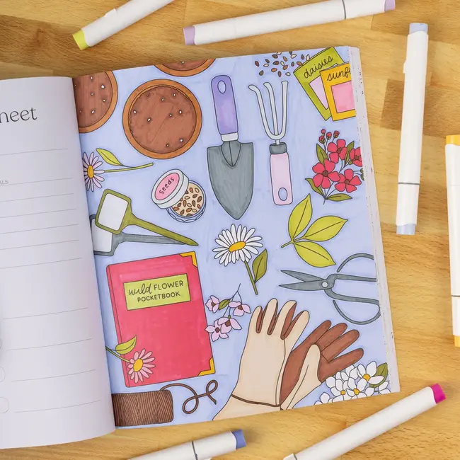 Elyse Breanne Design Garden Avenue Coloring Book