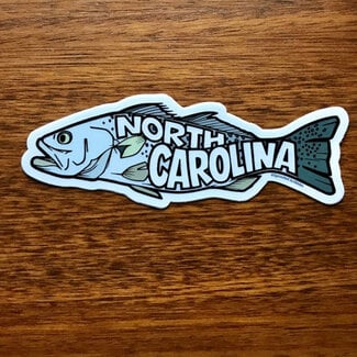 Sprouted Scribbles NC Spotted Trout Fish Sticker