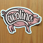 Sprouted Scribbles Carolina Pig Sticker