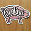 Sprouted Scribbles Carolina Pig Sticker