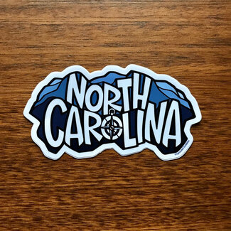 Sprouted Scribbles NC Blue Ridge Sticker Sprouted Scribbles NC Blue Ridge Sticker