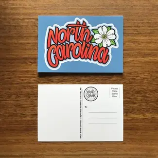 Sprouted Scribbles NC Dogwood Postcard