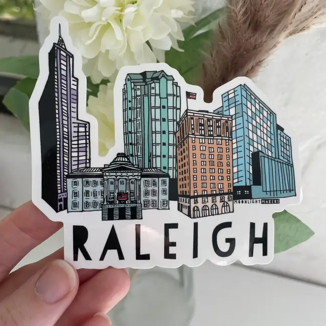 Moonlight Makers Raleigh Sticker