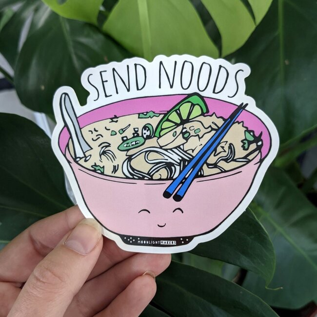 Moonlight Makers Send Noods Sticker