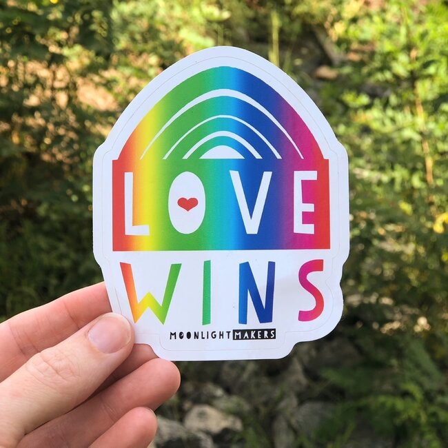Moonlight Makers Love Wins Sticker