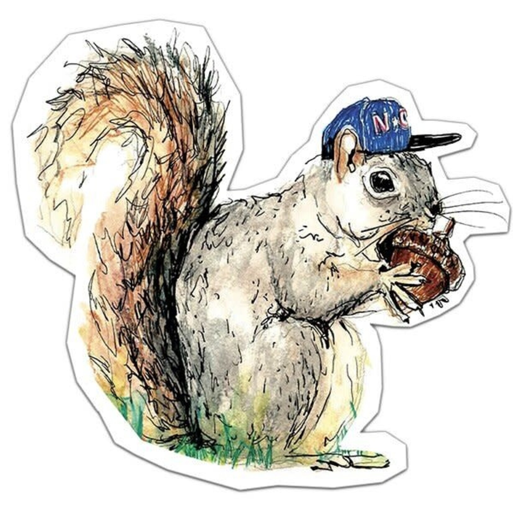 Jillian Ohl NC Squirrel Sticker