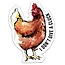 Jillian Ohl I Don't Give a Cluck Sticker