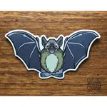 Sprouted Scribbles Happy Bat Sticker