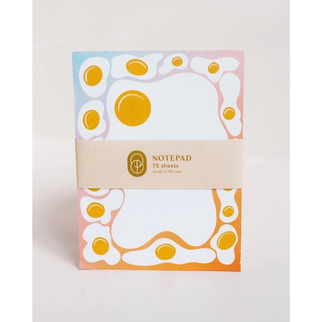 One & Only Paper Fried Eggs Kitchen Notepad
