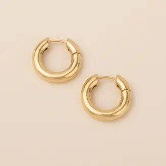 Refined Earrings Stellar Hoop - Gold