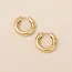 Refined Earrings Stellar Hoop - Gold