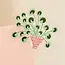 One & Only Paper Pilea Houseplant Sticker
