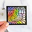Billie Claire Handmade LLC Floral Holographic Sticker