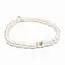 Pearl Affirmation Bracelet - Luck Silver