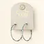 Chromacolor Miyuki Small Hoop Earrings - Turquoise Multi/Silver