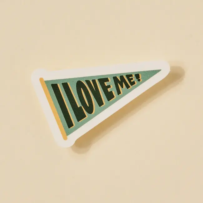 One & Only Paper I Love Me Banner Sticker