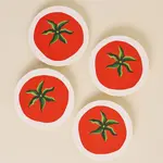 Reusable Coaster Set (4) -  Tomato