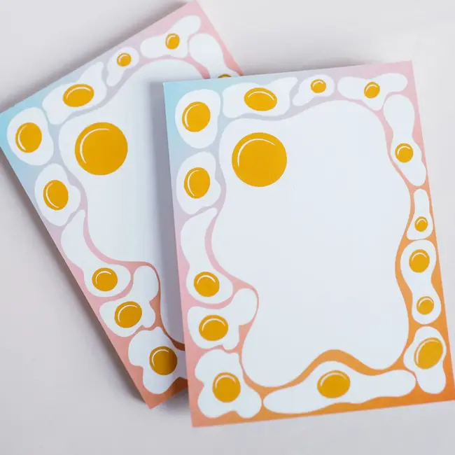 One & Only Paper Fried Eggs Kitchen Notepad