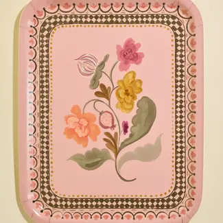 One & Only Paper Harvest Flower Serving Tray