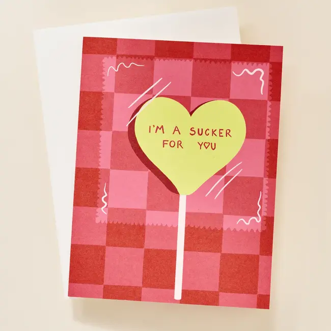 One & Only Paper Sucker For You Card