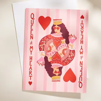 One & Only Paper Queen of My Heart Card