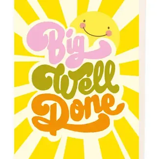 Big Well Done Card