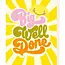 Big Well Done Card