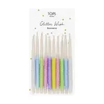 Glitter Wish Candles Multicolor - Set of 10