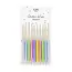 Glitter Wish Candles Multicolor - Set of 10