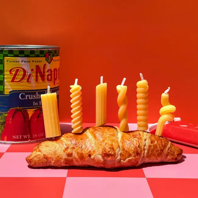 Pasta Party Celebration Candles