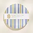 One & Only Paper Squiggle Stripes Reusable Coaster Set (4)