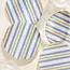 One & Only Paper Squiggle Stripes Reusable Coaster Set (4)