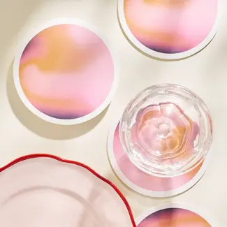 One & Only Paper Reusable Coaster Set (4) -  Planetary Gradient