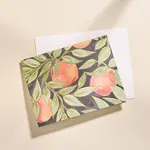 Golden Apple Foil Pressed Card