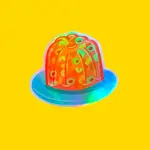 Jello Mold Holographic Sticker