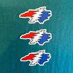Savannah Bridges NC Lightning Bolt Sticker - Small