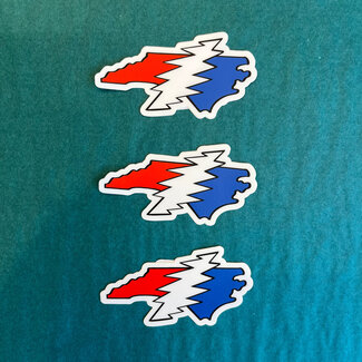 Savannah Bridges NC Lightning Bolt Sticker - Small Savannah Bridges NC Lightning Bolt Sticker - Small