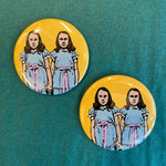 Amy May Pop Art Shining Twins Magnet