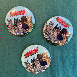 Amy May Pop Art Local Magnet - Raleigh Cats