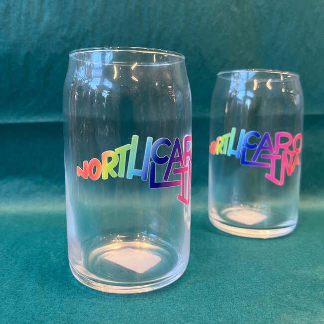 Savannah Bridges NC Rainbow Can Glass
