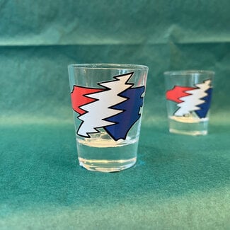 Savannah Bridges NC Lightning Bolt Shot Glass