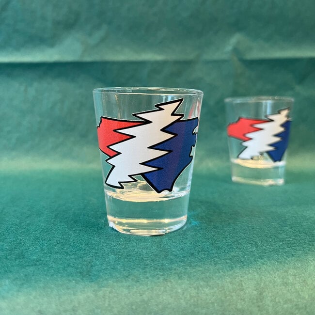 Savannah Bridges NC Lightning Bolt Shot Glass