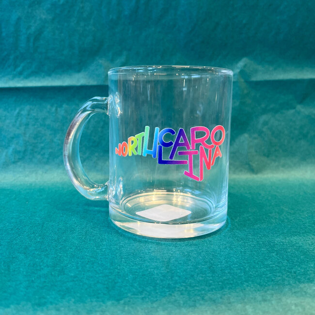 Savannah Bridges NC Rainbow Glass Mug