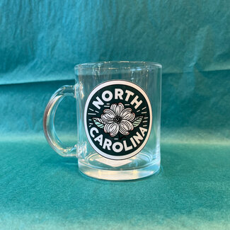 Savannah Bridges NC Dogwood Glass Mug